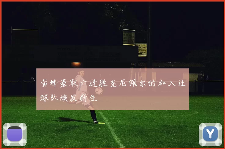黄蜂豪取六连胜克尼佩尔的加入让球队焕发新生